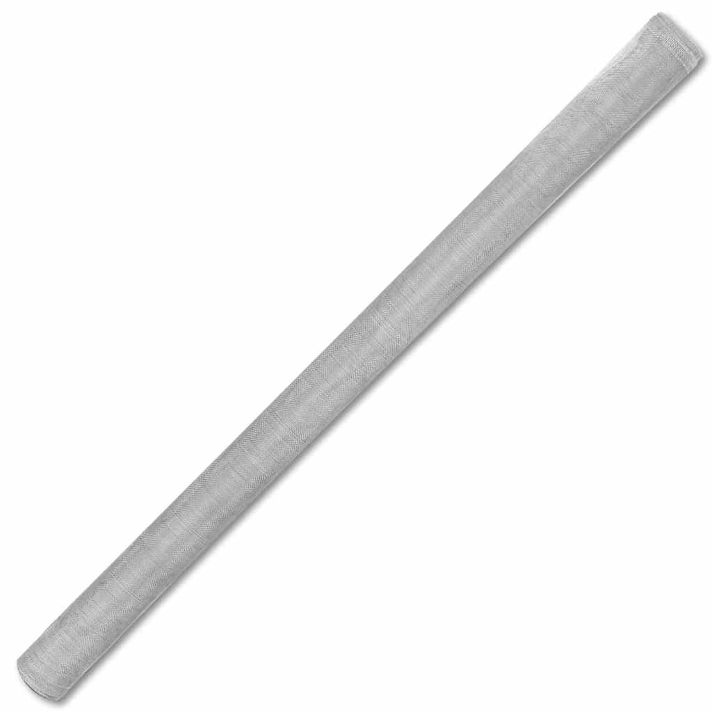 Aluminum Mesh Screen 39.4x196.9 Inch Silver N821616