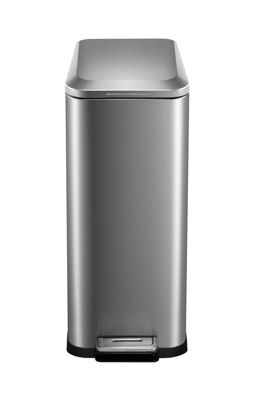 50L Slim Stainless Steel Step Trash Can with Soft-Close Lid R5646