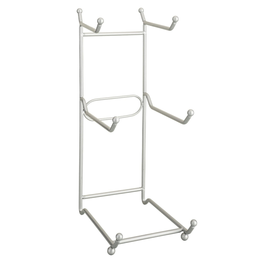 3 Tier Ceramic Serving Bowls with Metal Stand U740134