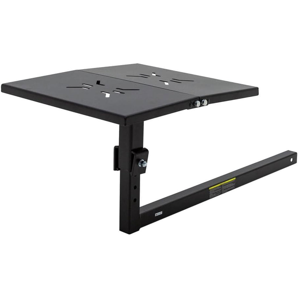 Folding Hitch-Mounted Steel Work Bench Q600
