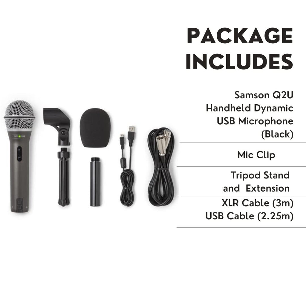 Black USB/XLR Dynamic Microphone Pack N67573