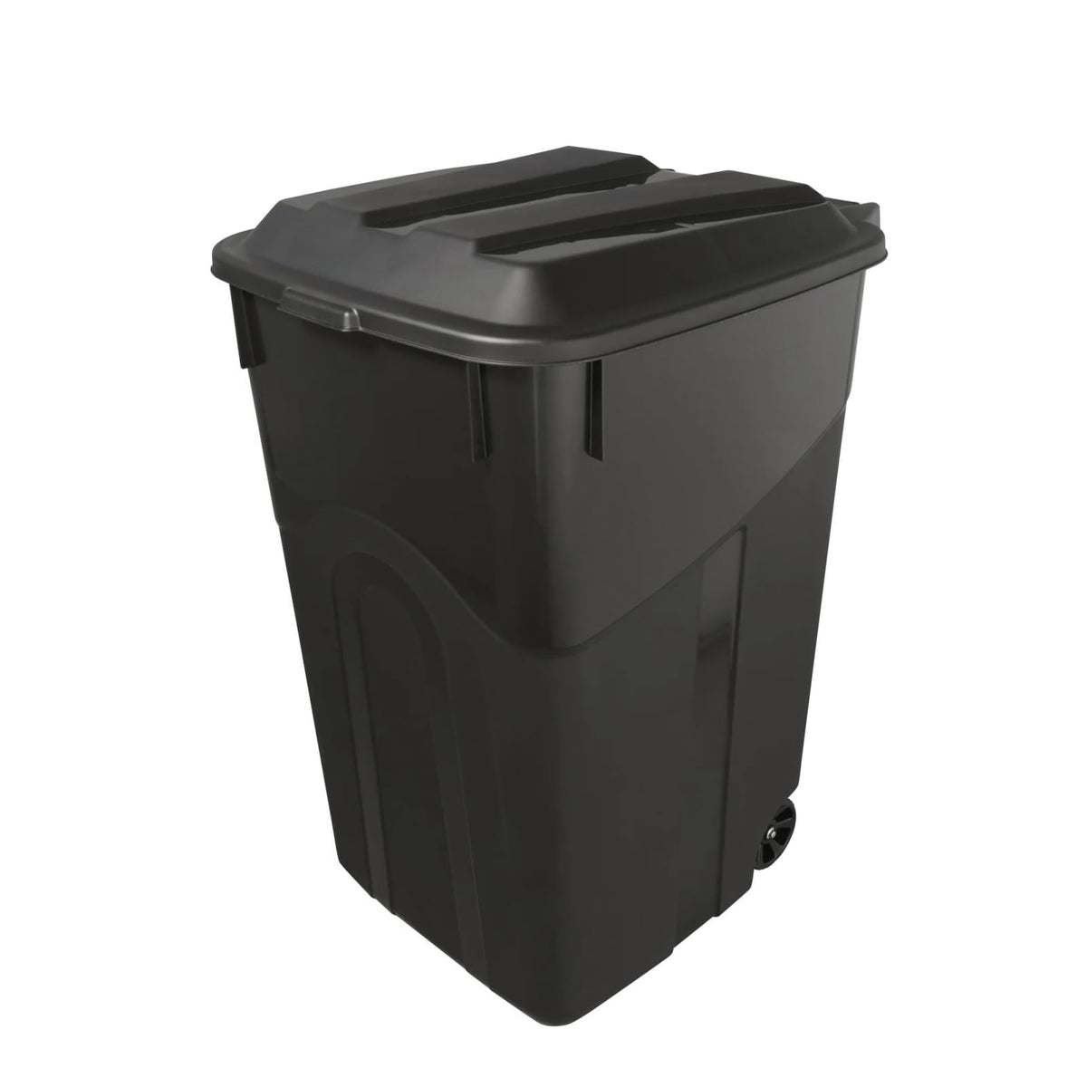 45 Gallon Outdoor Trash Can with Wheels and Lid V152