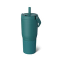 25oz Leakproof Stainless Steel Travel Tumbler with Handle & Straw L6076