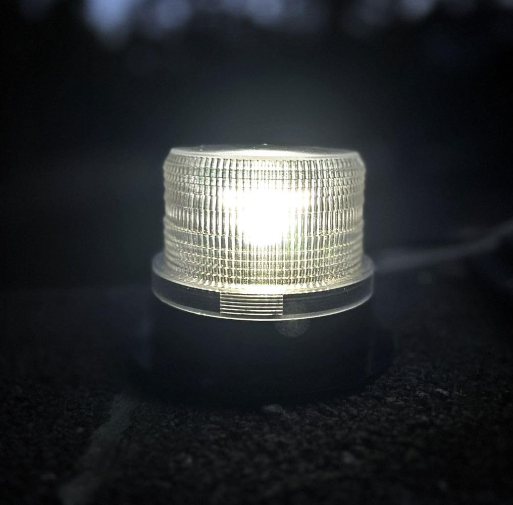 Solar Powered LED Revolving Beacon for Lawn Lighthouses P38873