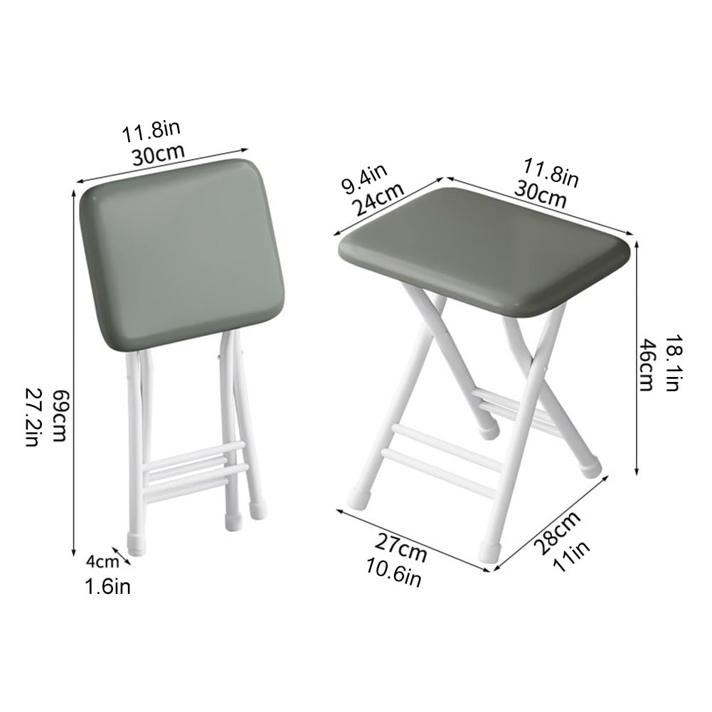 Black 18 inch Folding Stool T51049