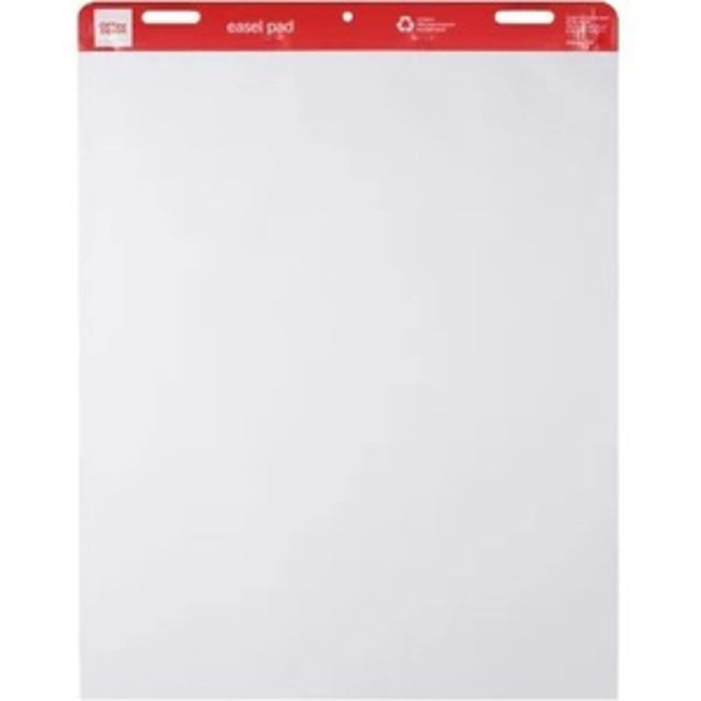 Easel Pads, 27" x 34", 50 Sheets, 30% Recycled, White, Pack of 2 A371
