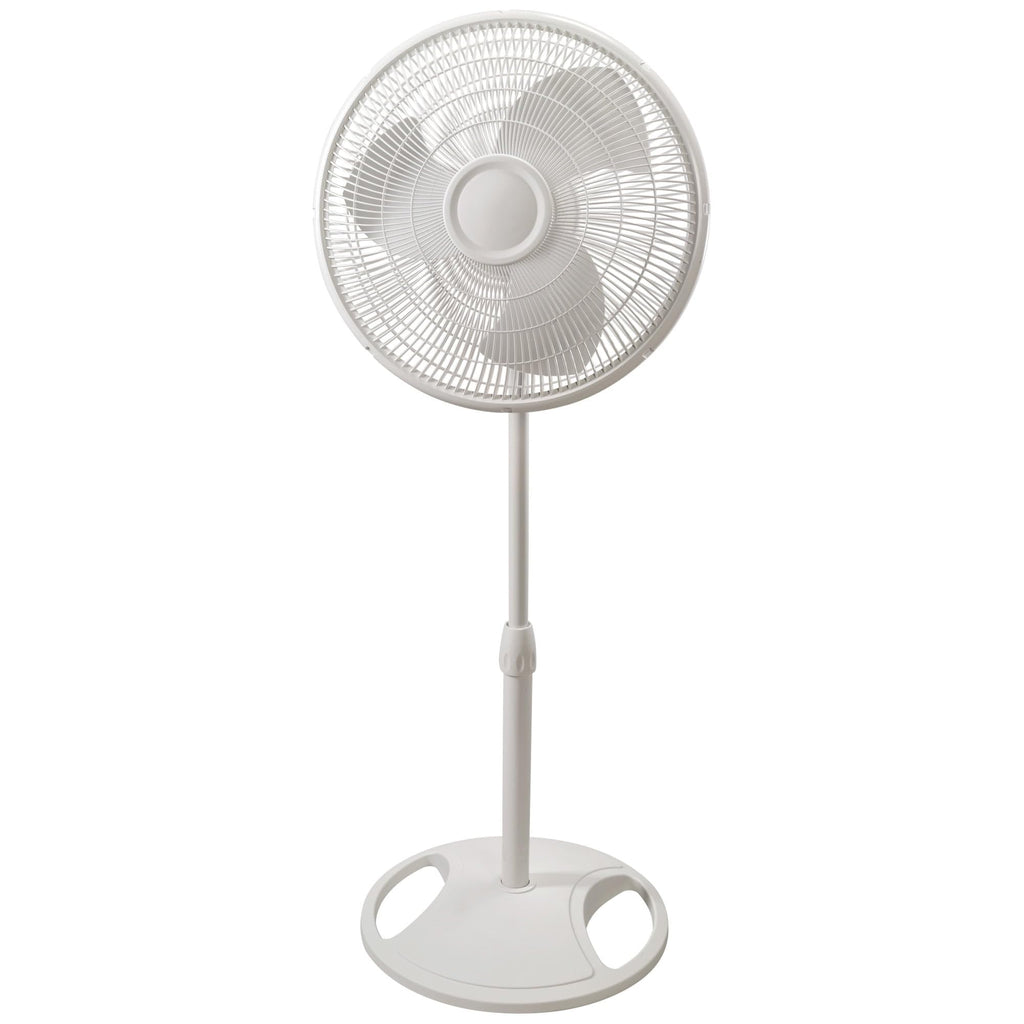 16" Oscillating 3-Speed Pedestal Fan White N3644