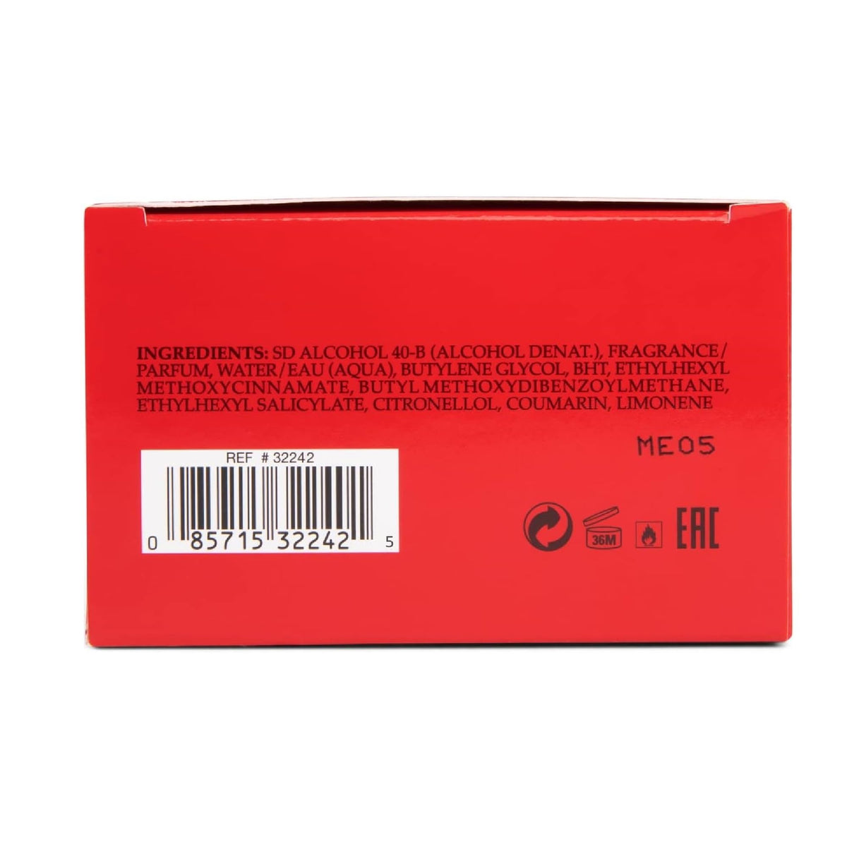 Red Eau de Toilette Perfume Spray 1.0 Fl. Oz. N533