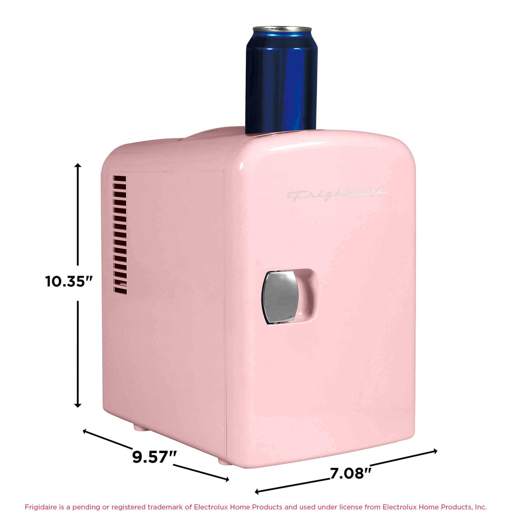 Mini Portable Compact Personal Fridge, 4 Liter Capacity, Pink N89249