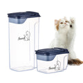 2 Pcs Airtight Pet Food Containers with Pour Spout X7018