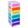 6 Drawer Plastic Rolling Storage Cart N4678