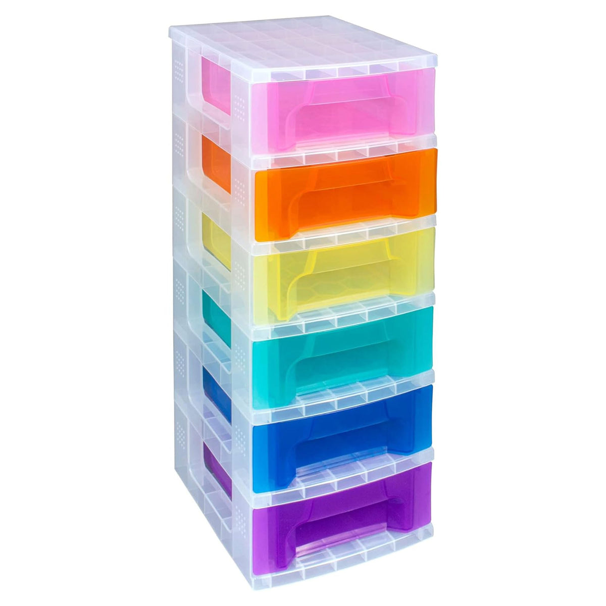 6 Drawer Plastic Rolling Storage Cart N4678