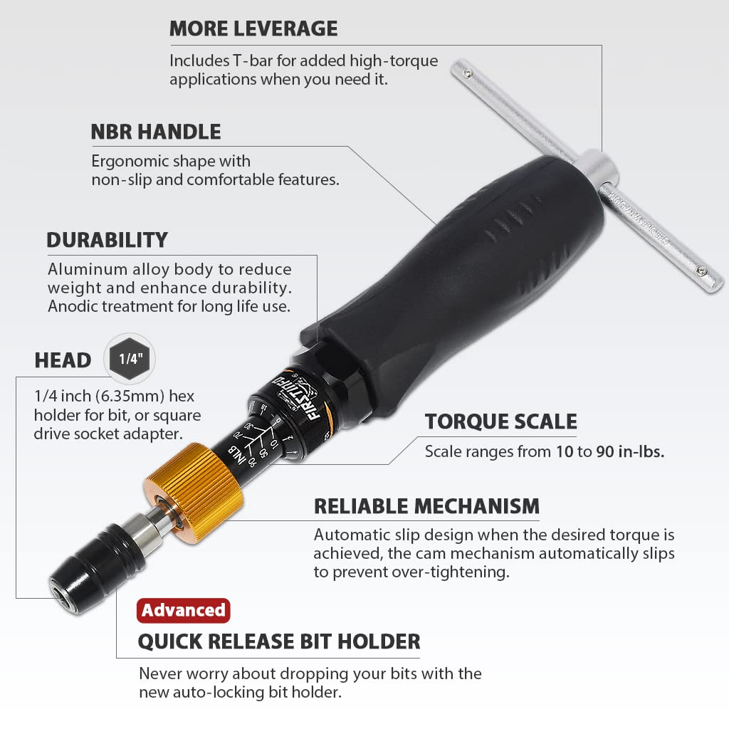 Certified Limiting Torque Screwdriver with T-Handle C26031