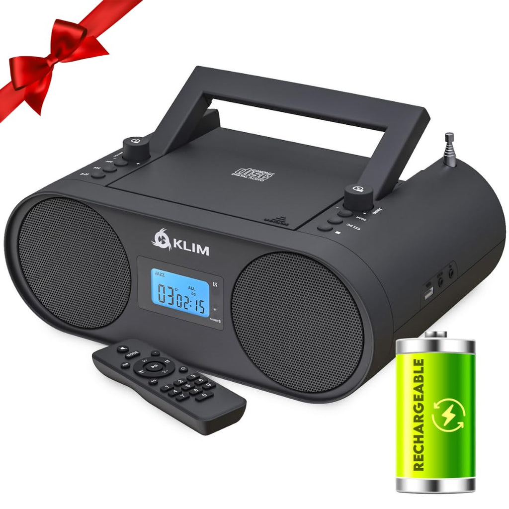 Portable CD Player Boombox with AM FM Radio and Bluetooth U586757