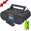 Portable CD Player Boombox with AM FM Radio and Bluetooth U586757