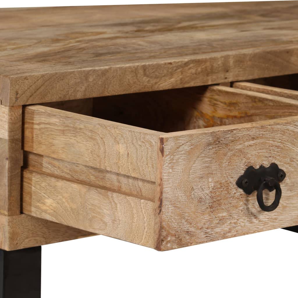 Coffee Table with Storage Open Shelves Y4046
