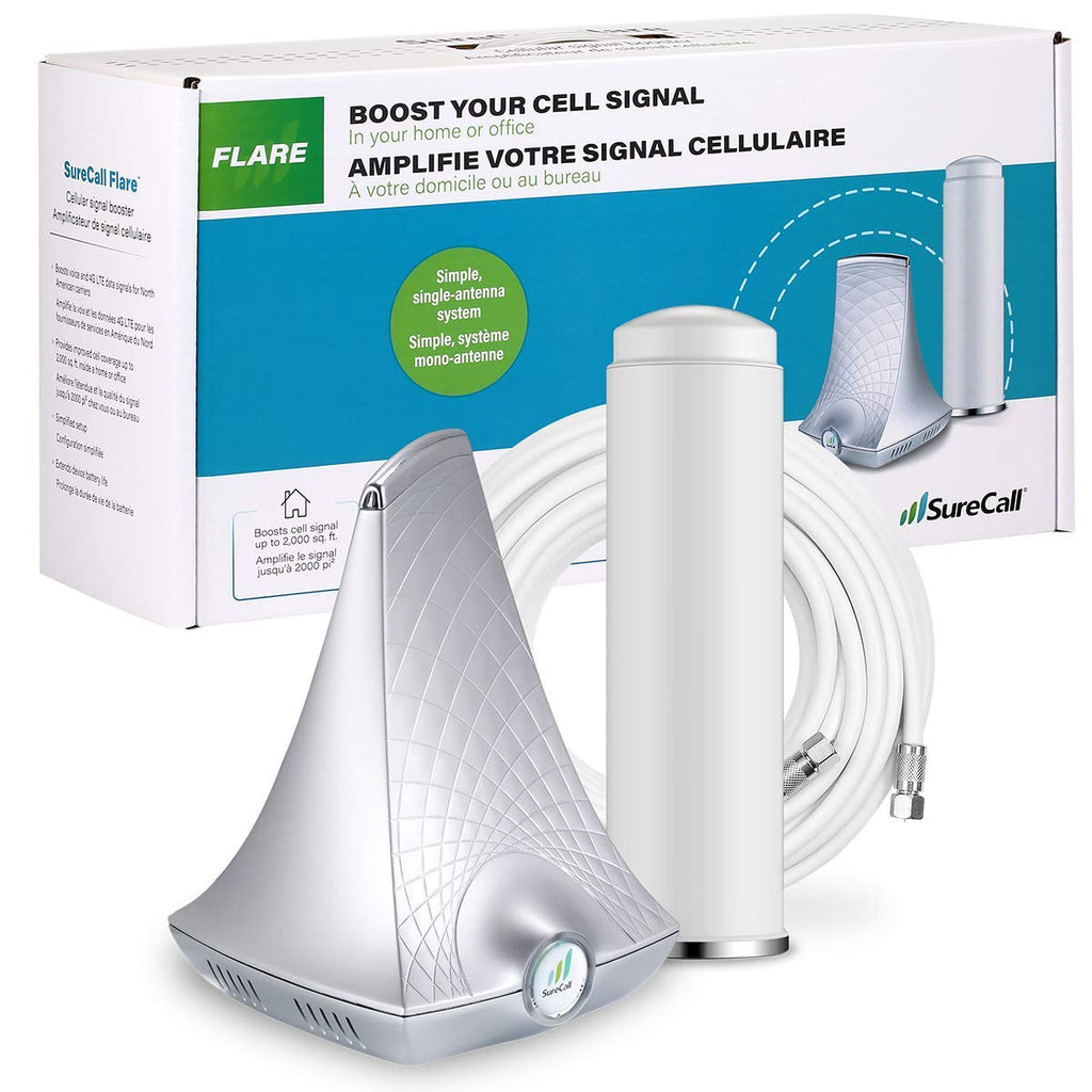 Cell Signal Booster up to 2500 sq ft 5G/4G LTE Multi-User All Carrier E963