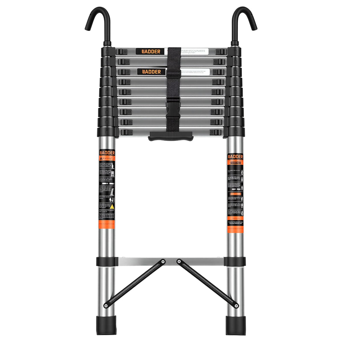 12.5 FT Telescoping Ladder with Hooks V493393