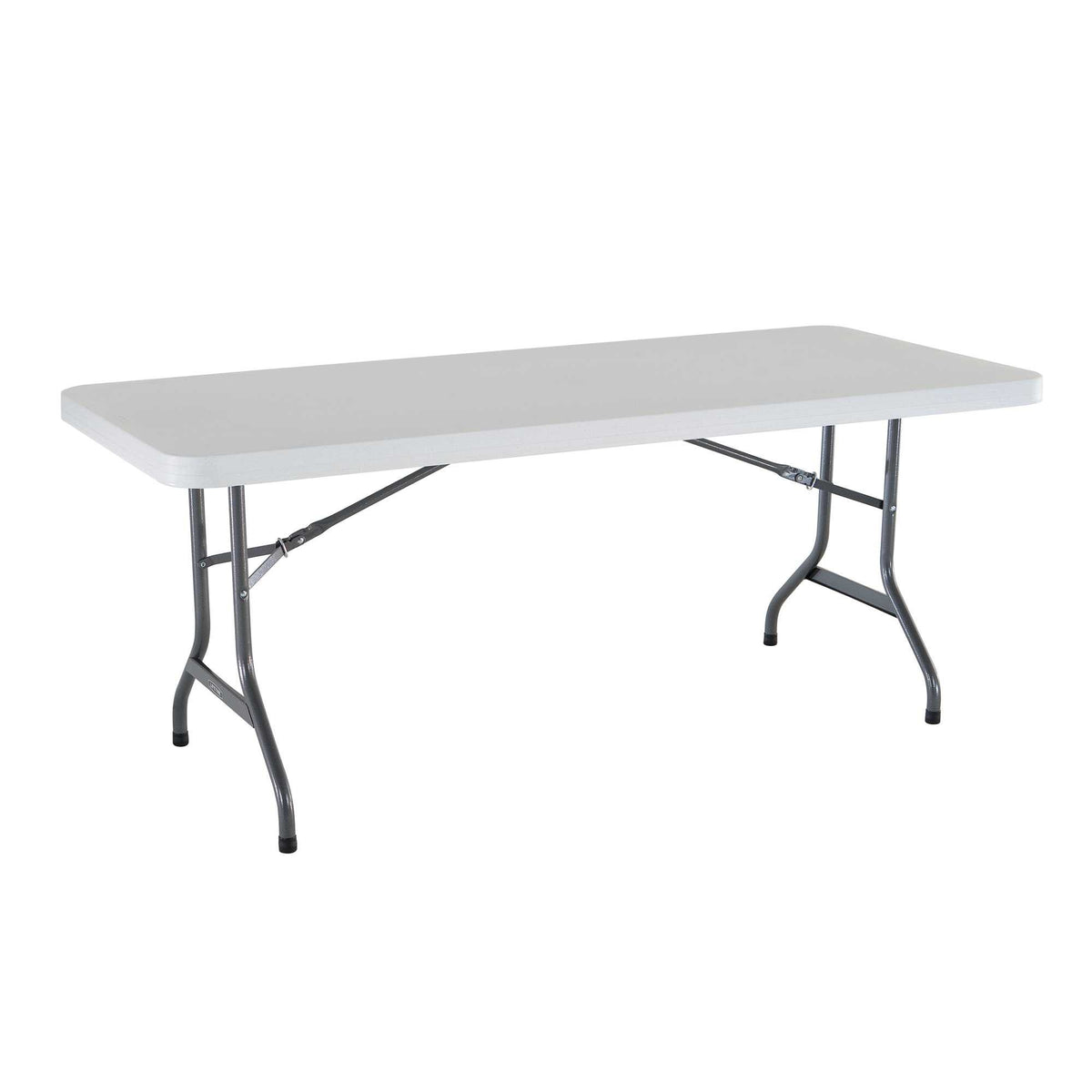 White 6 Feet Folding Utility Table Pack of 4 U4948