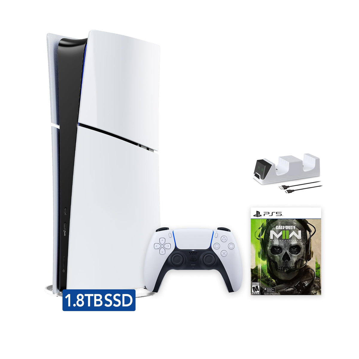 White 1.8TB Digital Edition Gaming Console L8907