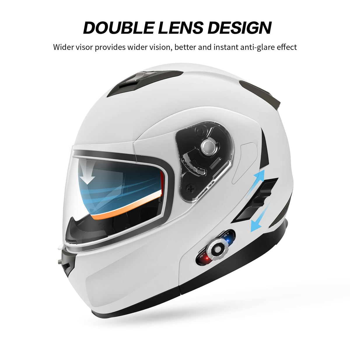 Flip-Up Modular Motorcycle Helmet R78059