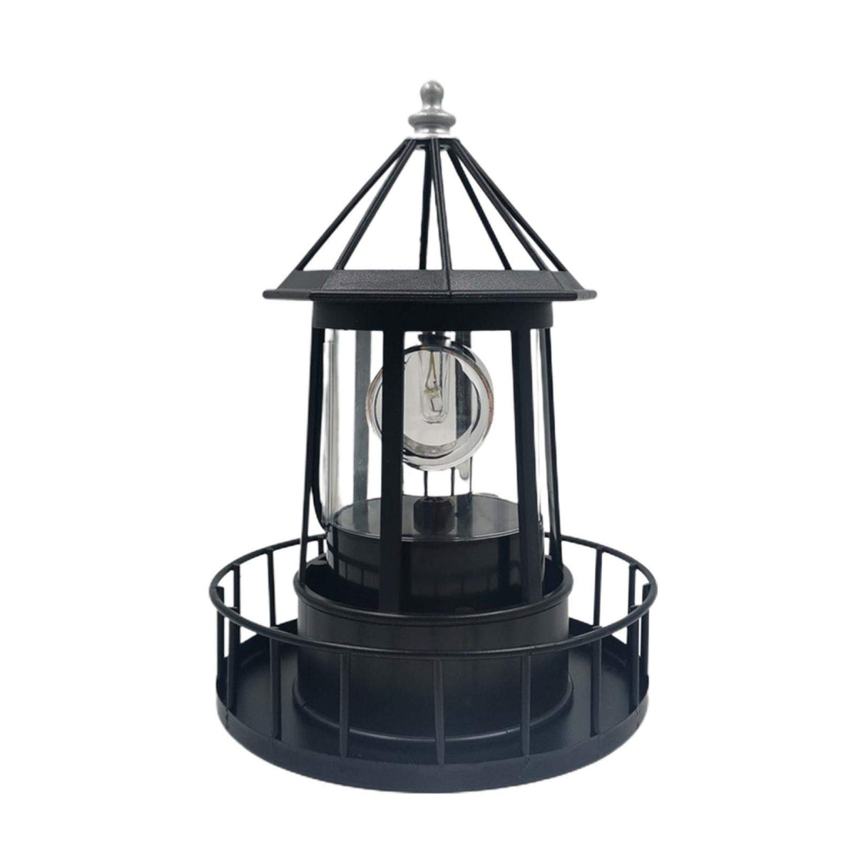 Solar LED Rotating Lighthouse Light I38149