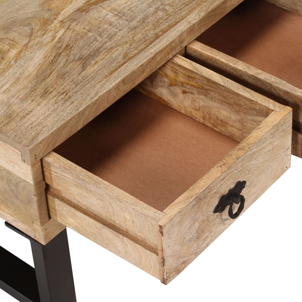 Coffee Table with Storage Open Shelves Y4046