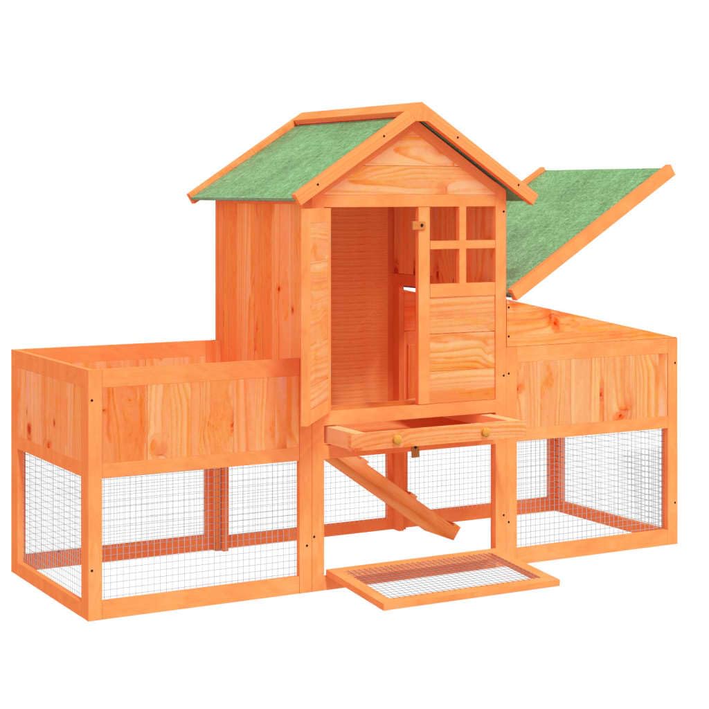 Wooden 2-Tier Rabbit Hutch O763796