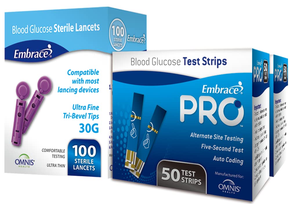 Blood Glucose Test Strips with Lancets Z832119