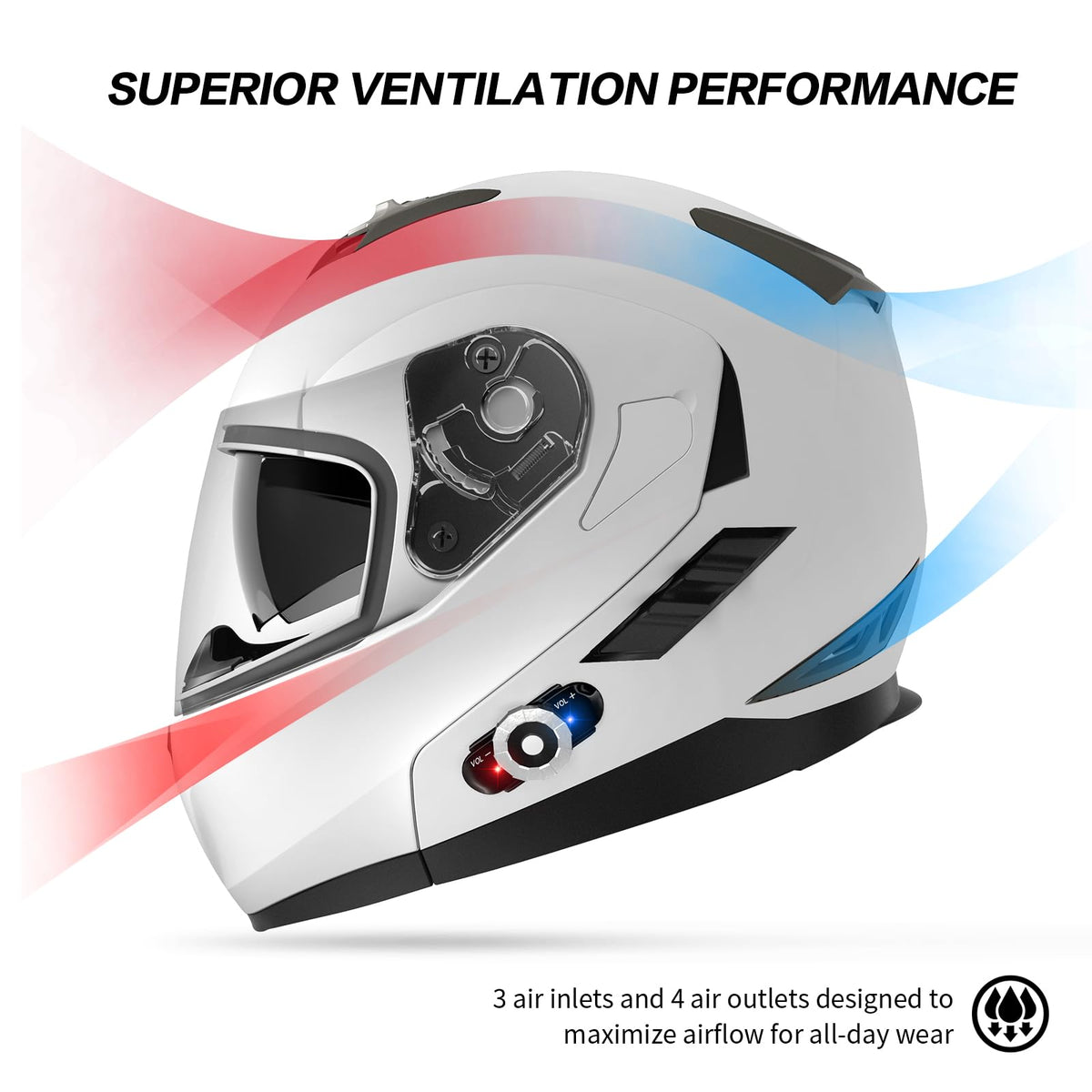 Flip-Up Modular Motorcycle Helmet R78059