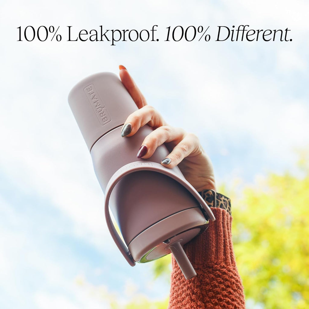 25oz Leakproof Stainless Steel Travel Tumbler with Handle & Straw L6076