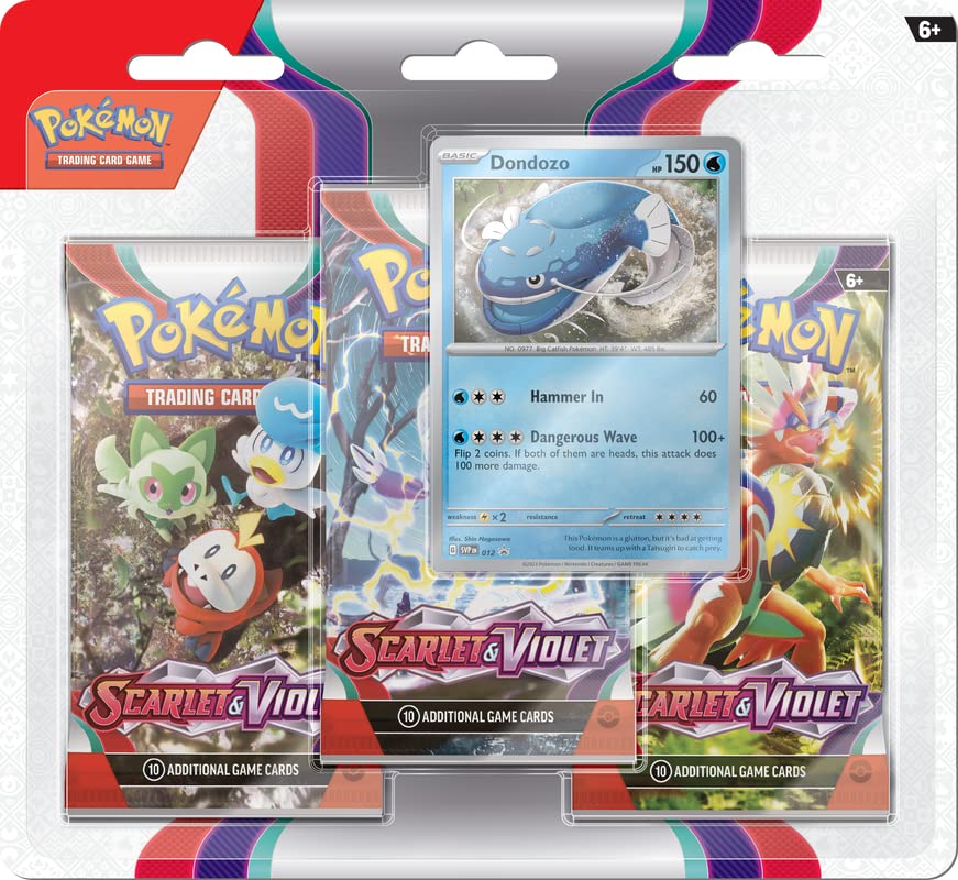 Pokemon TCG 3 Pack Blister W9297