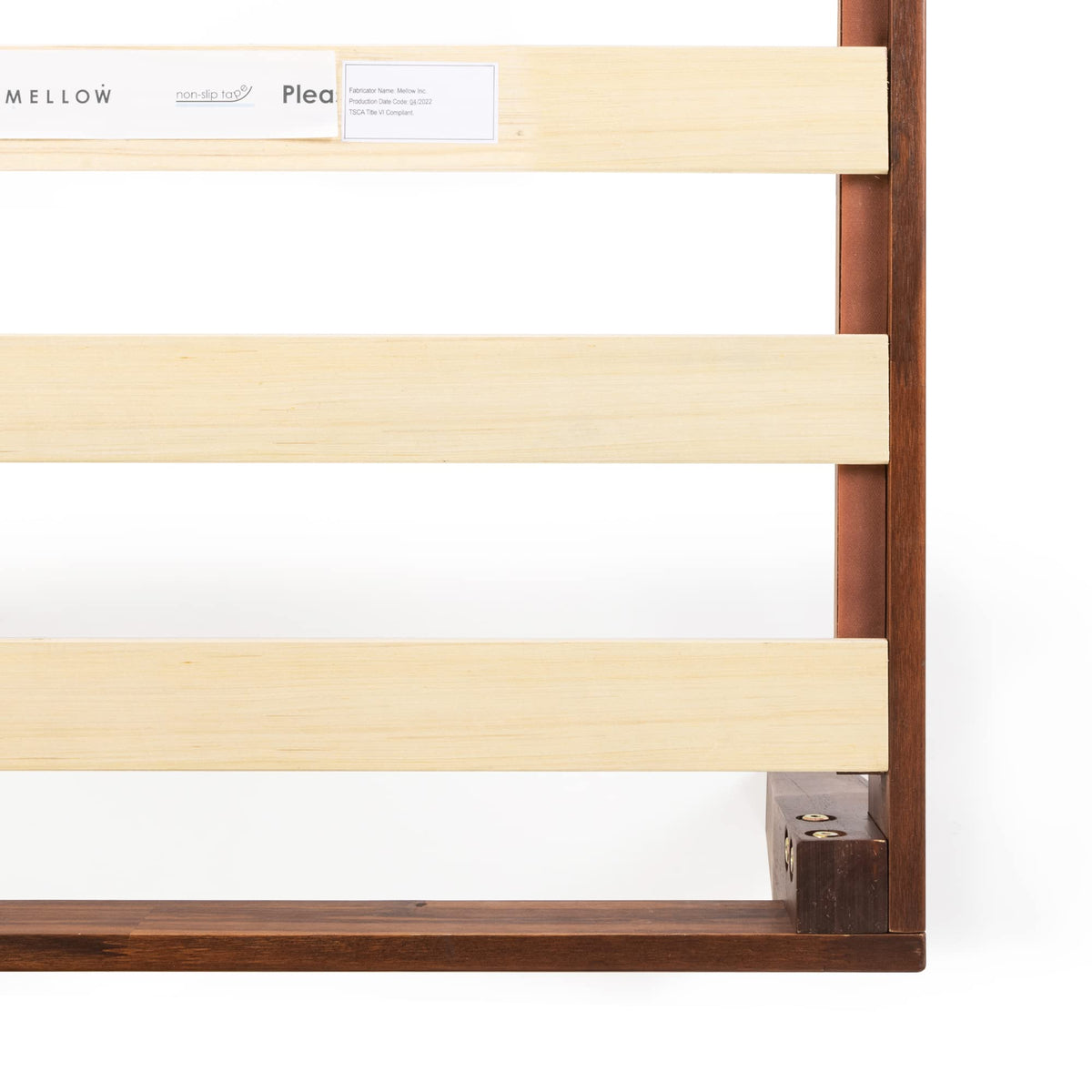 12-Inch Solid Wood Platform Bed, Twin, Espresso N381685