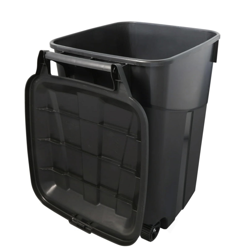 45 Gallon Outdoor Trash Can with Wheels and Lid V152