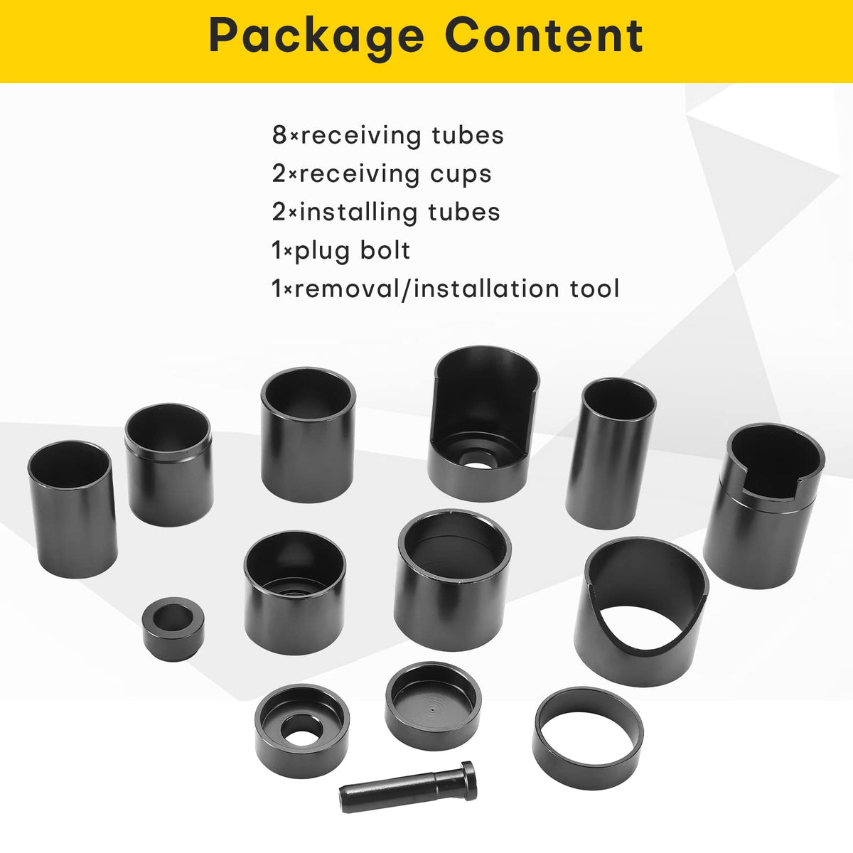 14PCS Ball Joint Remover Installer Adapter Tool Set H4823