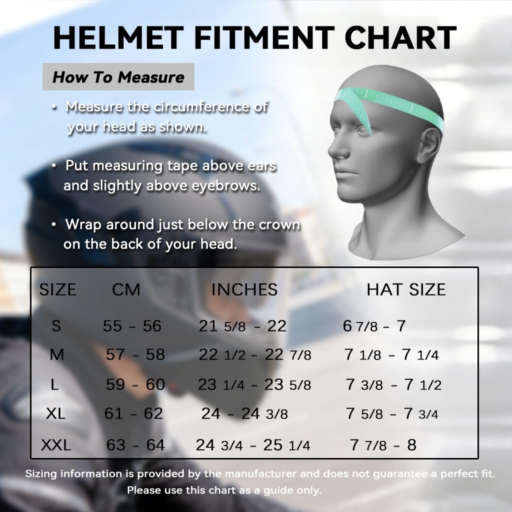 Full Face Dual Visor Motorcycle Helmet J423