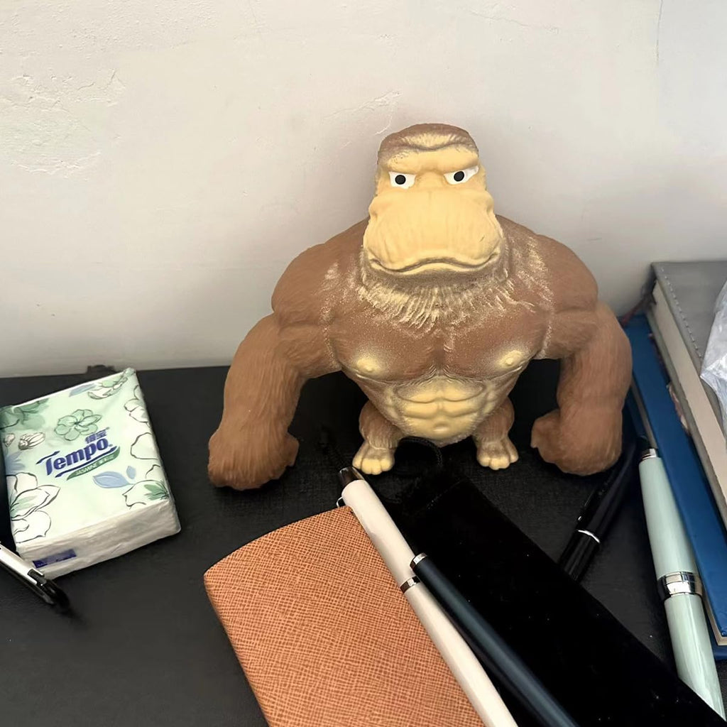 Brown Stretch Gorilla Sensory Stress Toy J1076