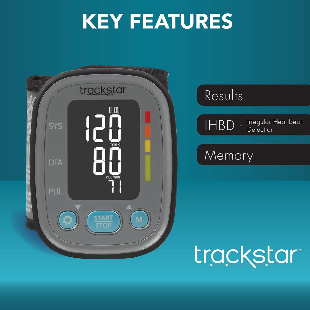 Smart Adult Wrist Blood Pressure Monitor C838255