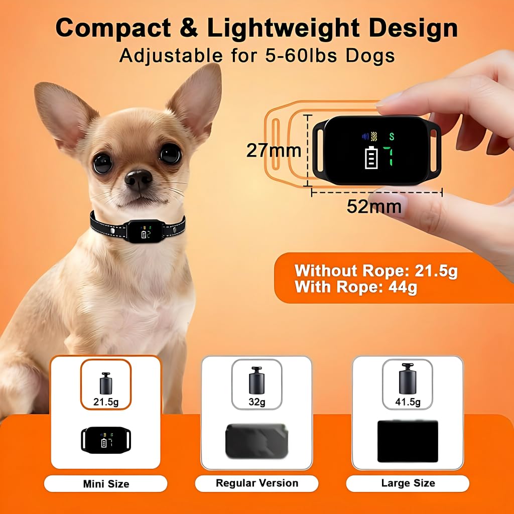 2 Pack Small Anti Barking Training Collar S703494