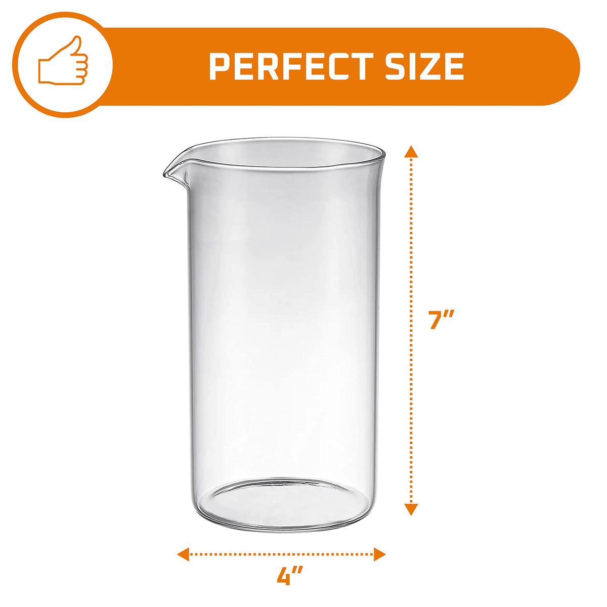 34 oz Borosilicate Glass Carafe Z78644