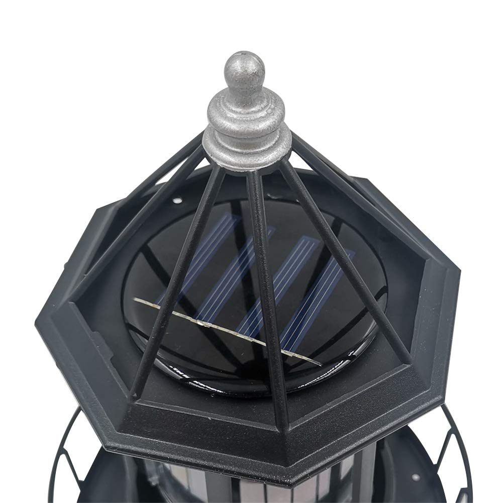 Solar LED Rotating Lighthouse Light I38149