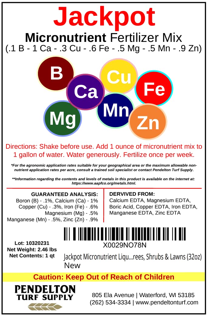 32oz Micronutrient Liquid Fertilizer Mix J30501