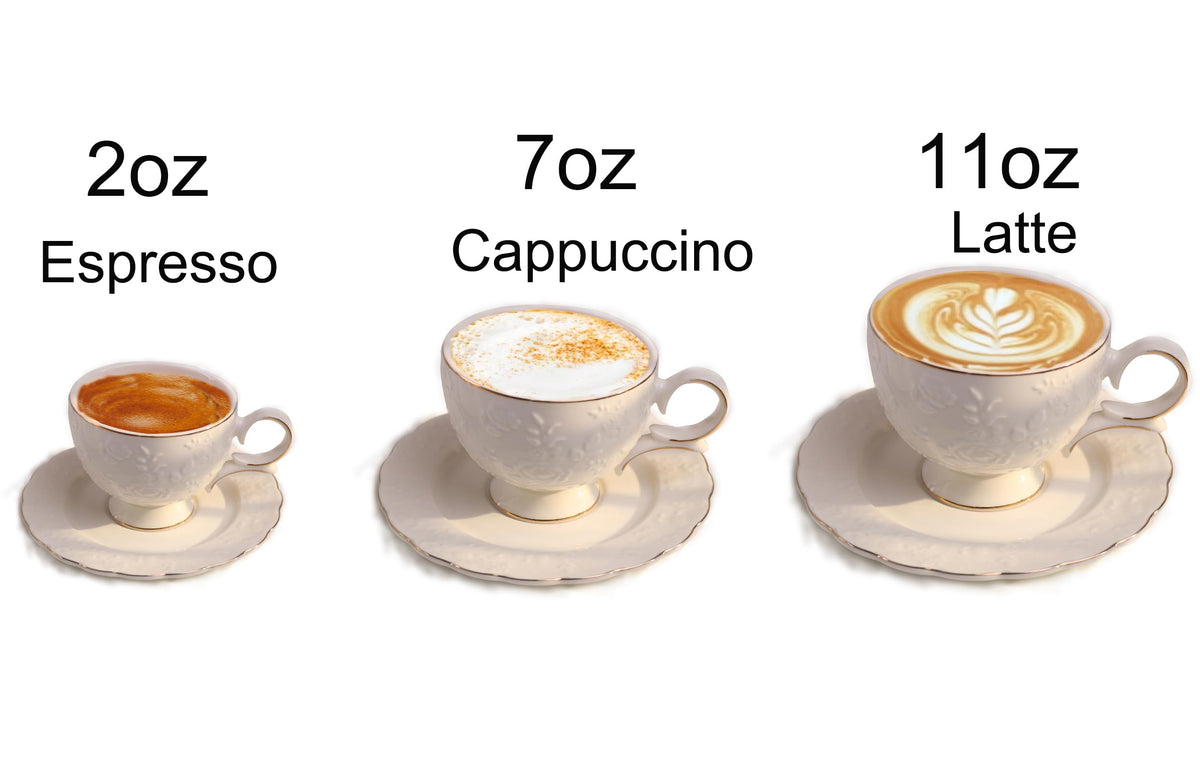 12 Pieces Porcelain Tea Cups and Saucers Set of 6 V449