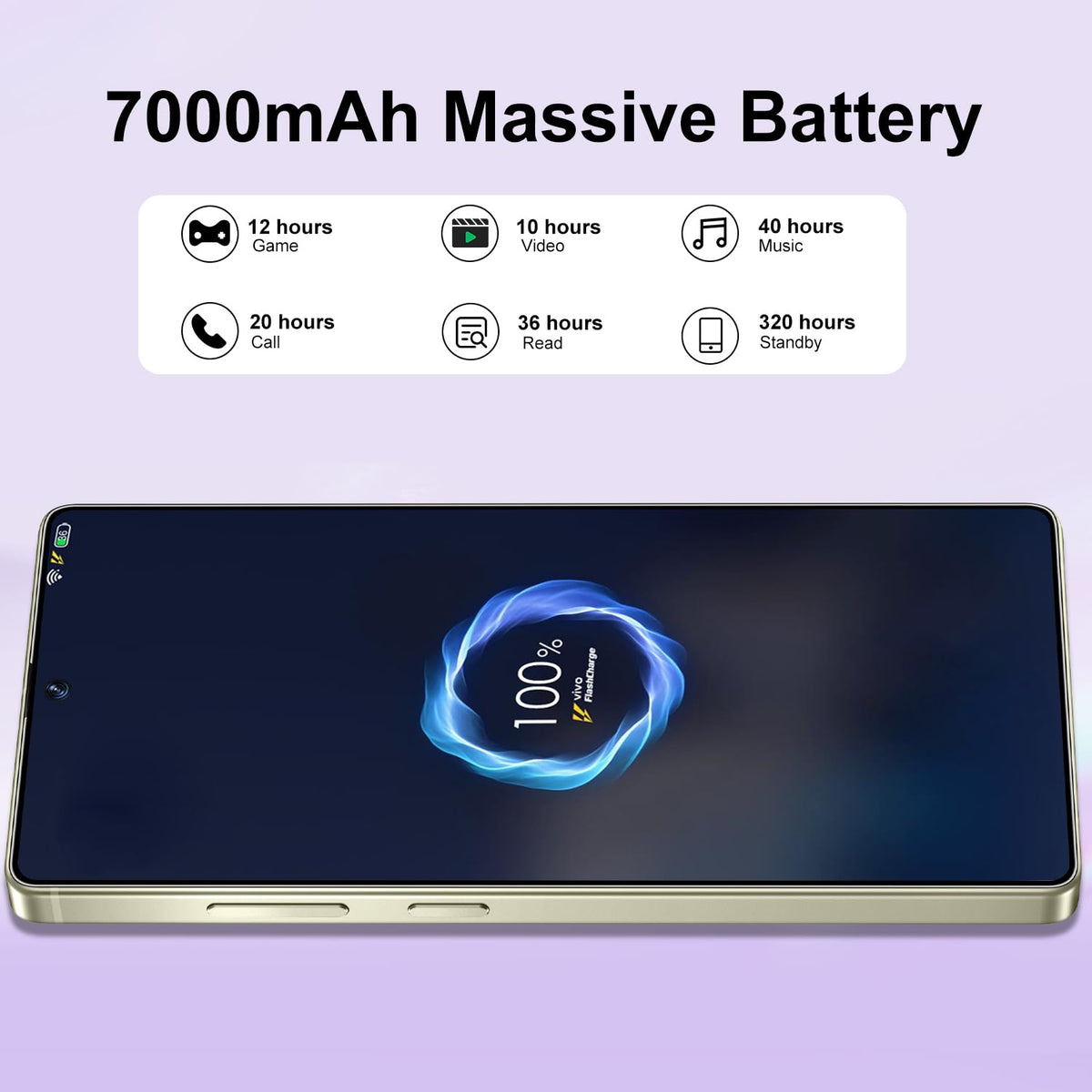 5G Unlocked Smartphone 12GB+512GB 6.99" 7000mAh Black W5480