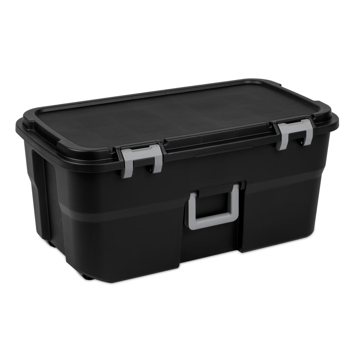 Black 22 Gal Lockable Storage Chest with Wheels V46616