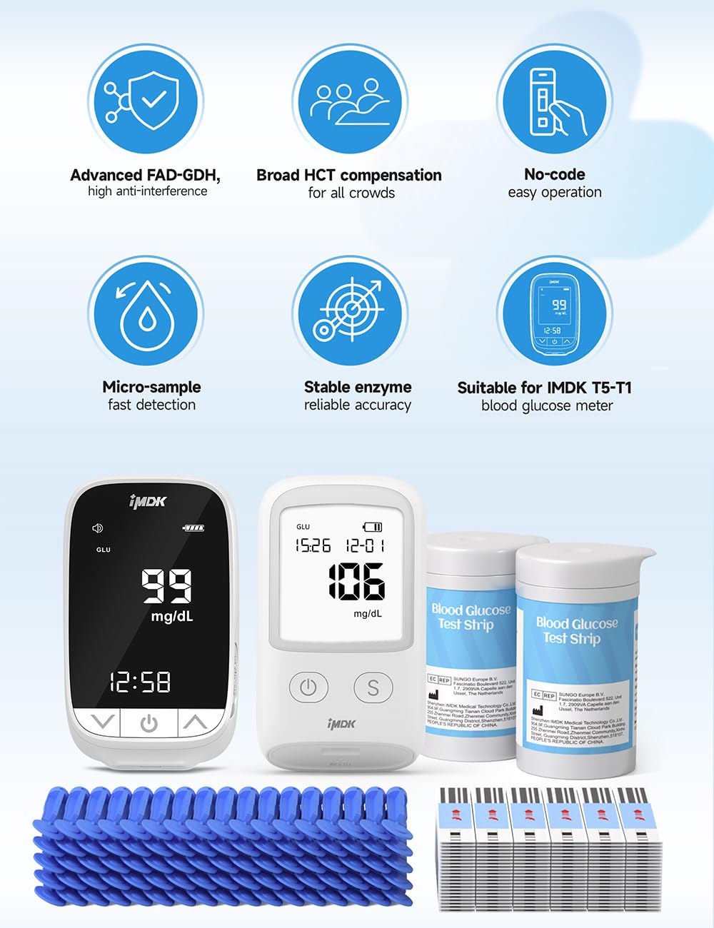 Blood Glucose Test Strips 100 Count S3161