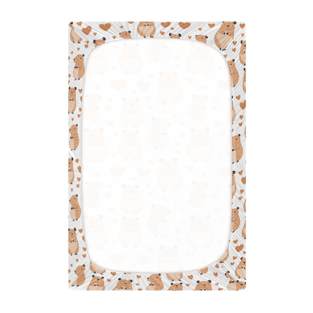 Soft Breathable Microfiber Crib Sheet T9785