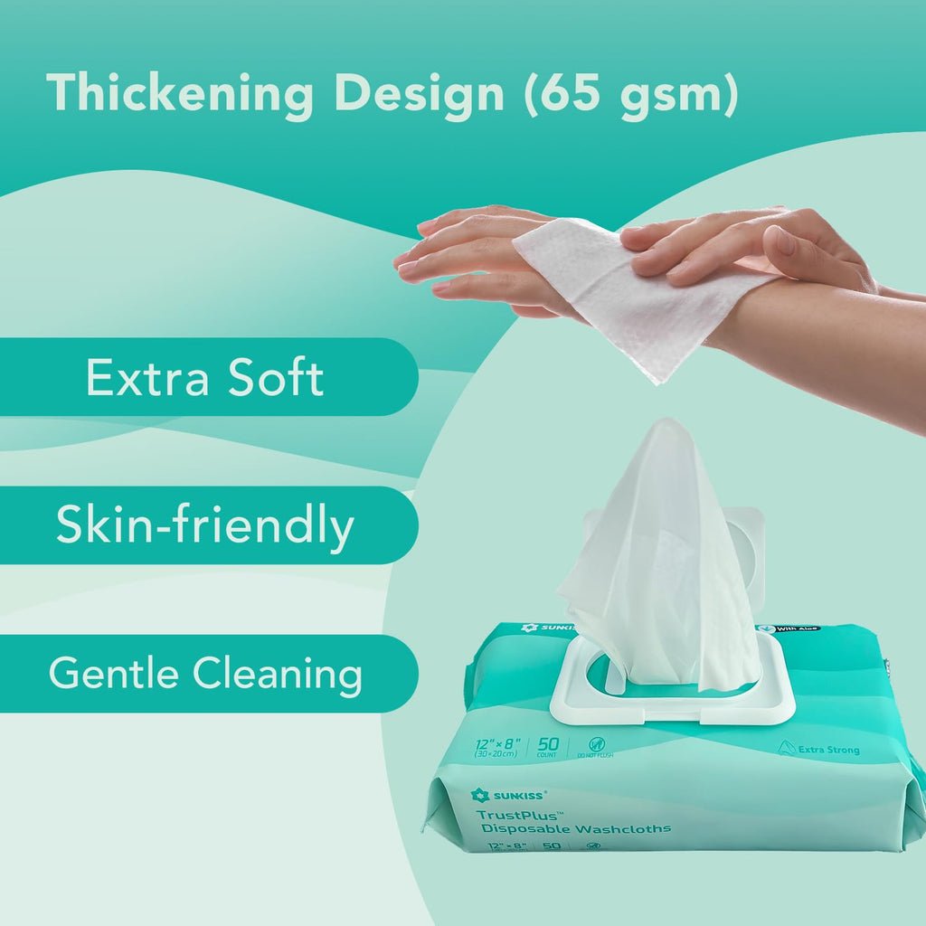 Large Incontinence Disposable Underwear 16 Count & Wet Wipes 200 Count E743713