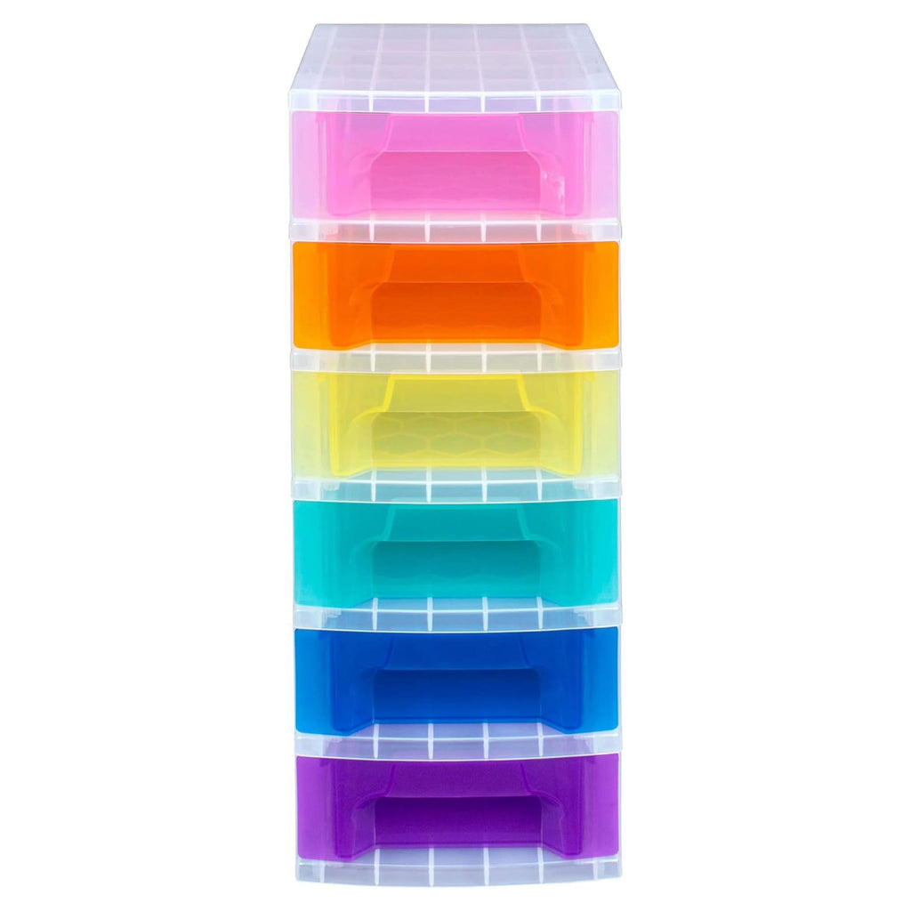 6 Drawer Plastic Rolling Storage Cart N4678