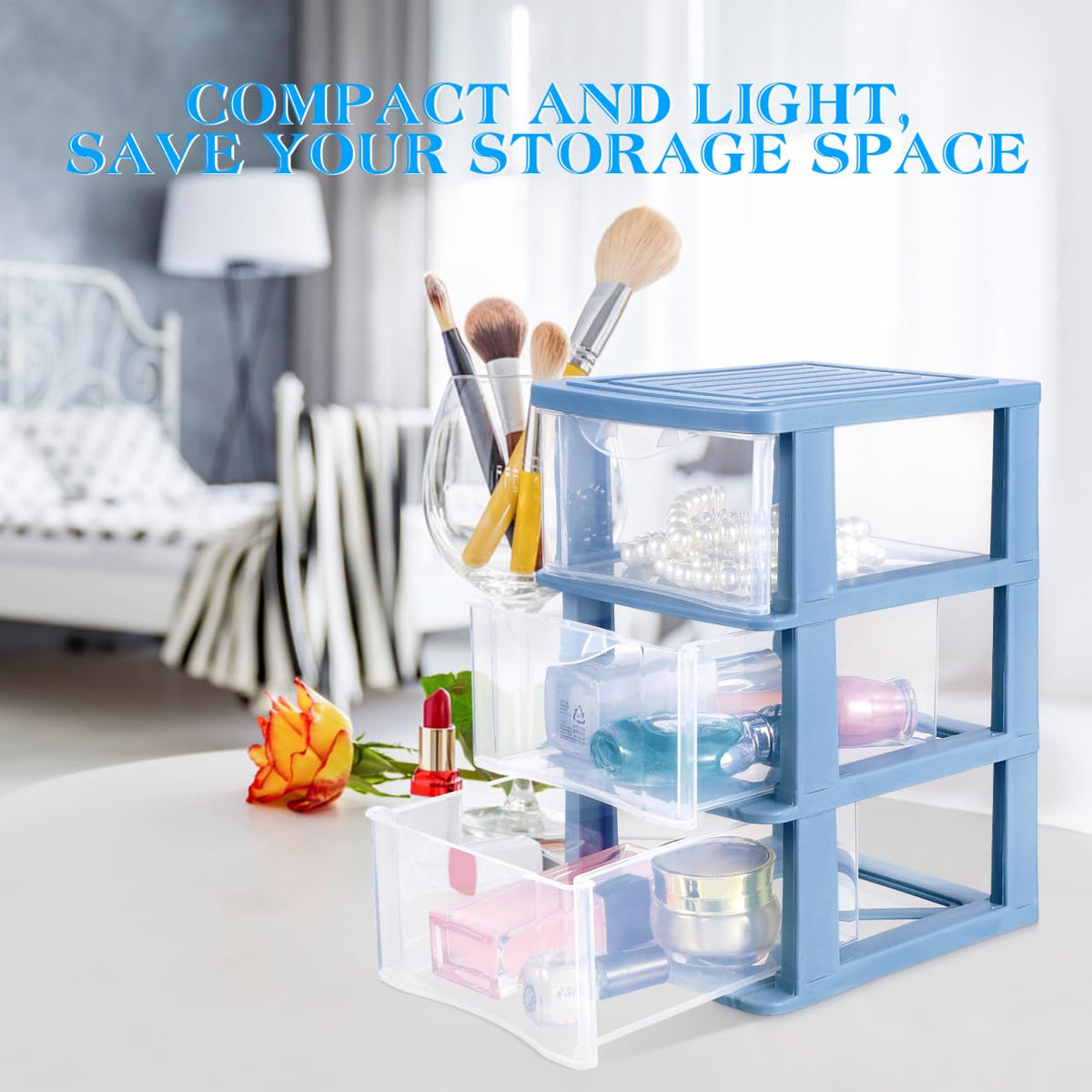 3-Drawer Plastic Storage Organizer L436618